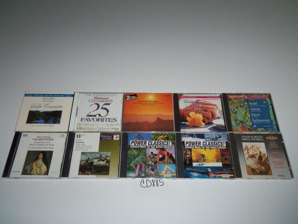 Classical 10 CD Lot Choral Baroque Mixed Misc Instrument -0618CD885